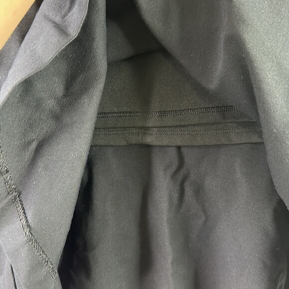 BANANA REPUBLIC Black Stretchy Soft Mini Ruffle Skater Skirt Size 6 Petite - Picture 8 of 9